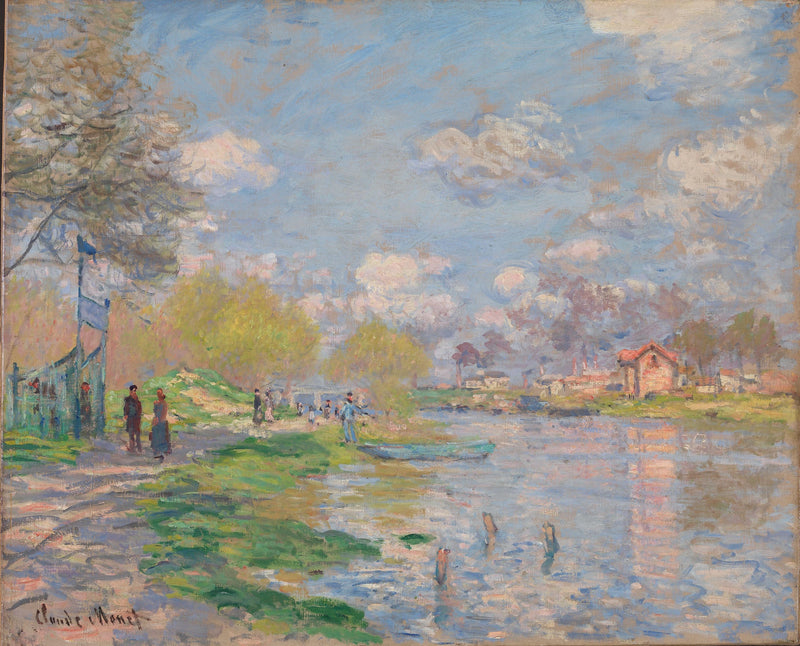 Vår på øya Grande Jatte W459 - Claude Monet