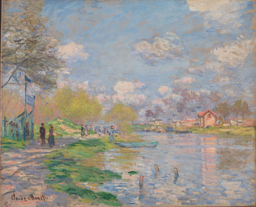 Våren ved Seinen - Claude Monet