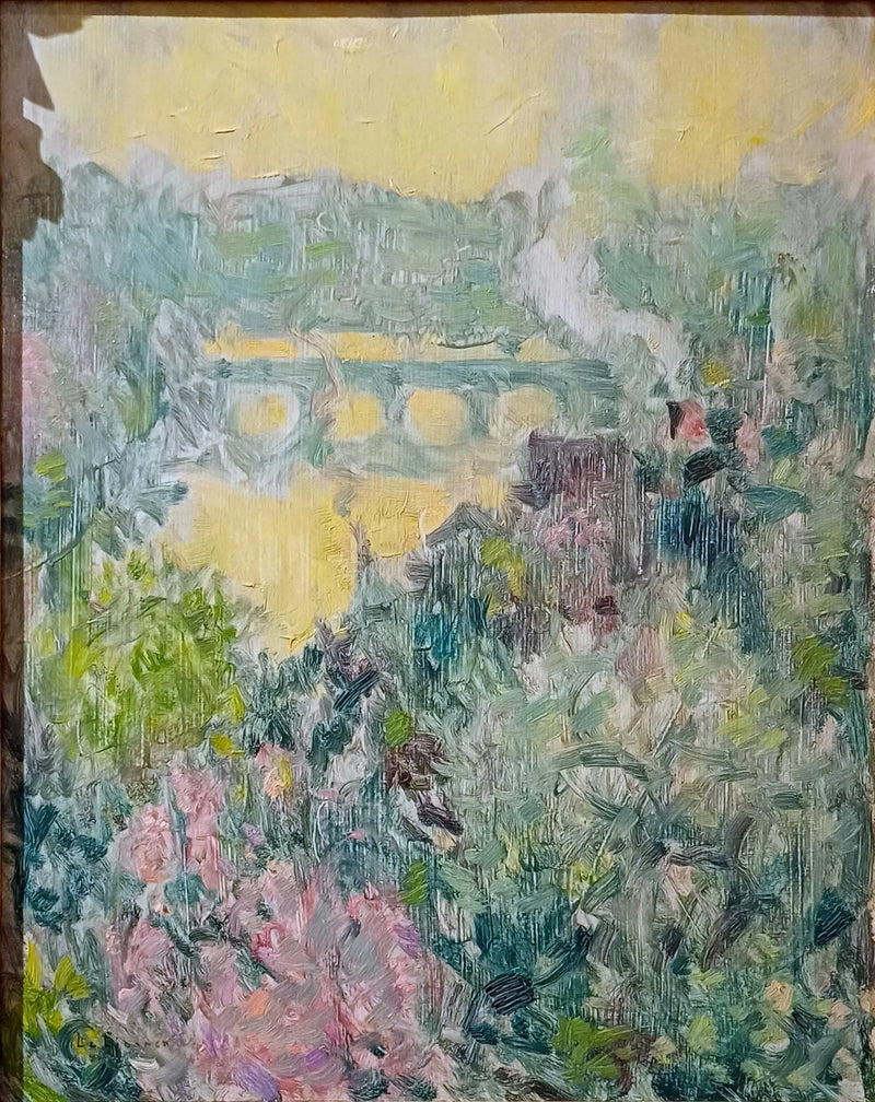 Vår på Seinen - Henri Le Sidaner