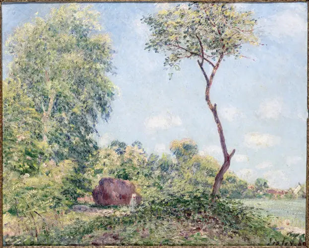 Vår, skjelvende og akasier - Alfred Sisley