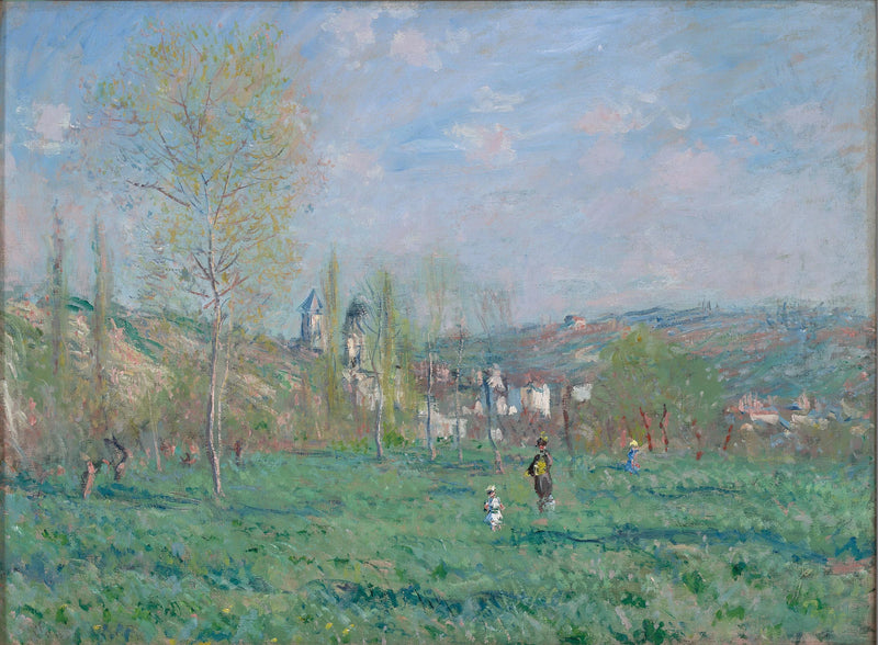 Vår i Vétheuil W579 - Claude Monet