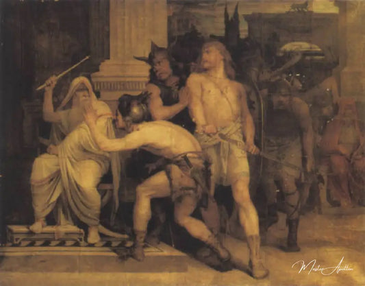 Prise de Rome par les Gaulois - Paul Jamin Reproductions de tableaux à la peinture à l’huile