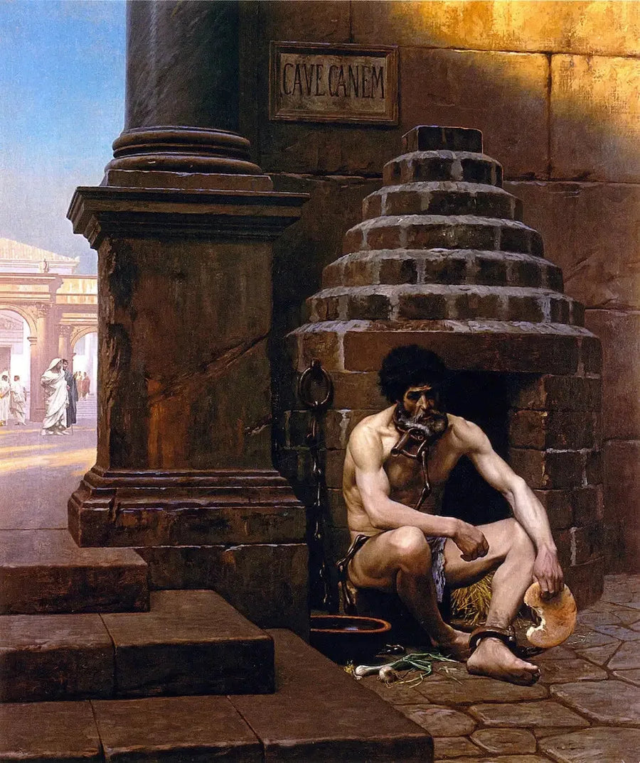Krigsfange i Roma - Jean-Léon Gérôme