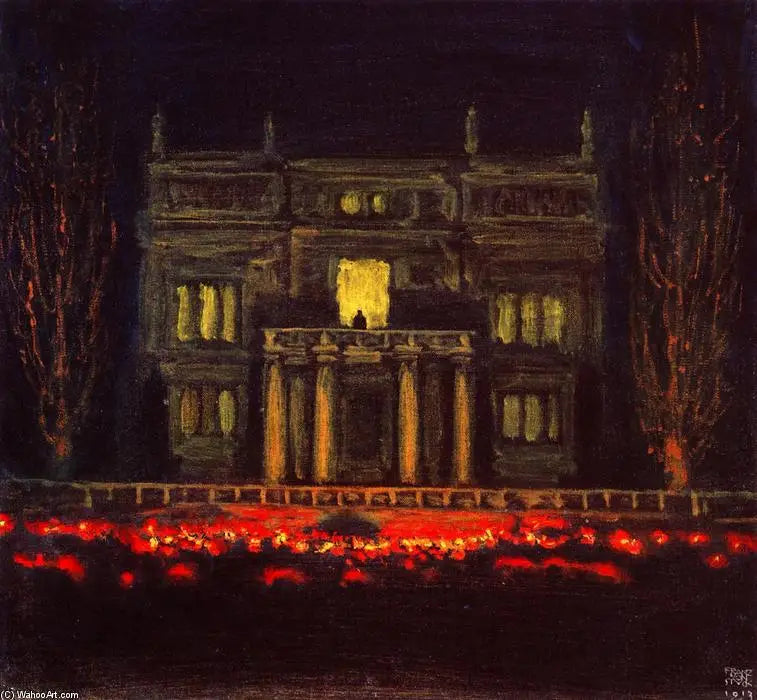 Fakkelprosesjon - Franz Von Stuck