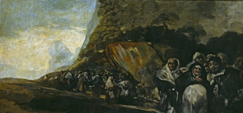 Prosesjon av Den hellige kontor - Francisco de Goya