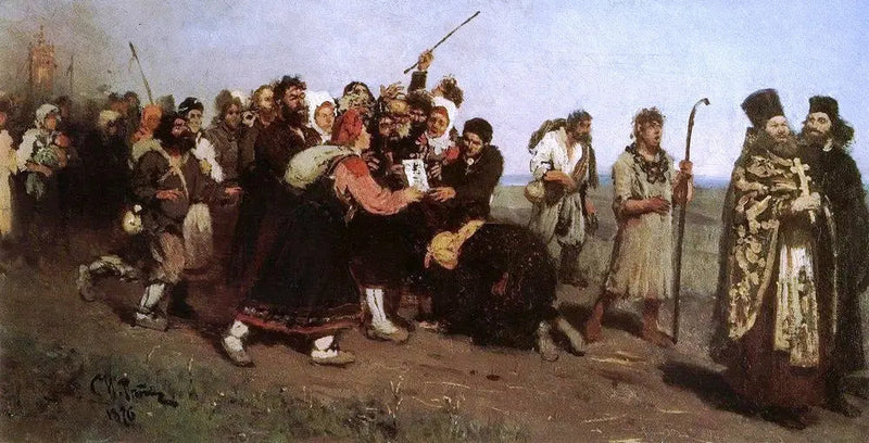 Religiøs prosesjon - Ilya Repin