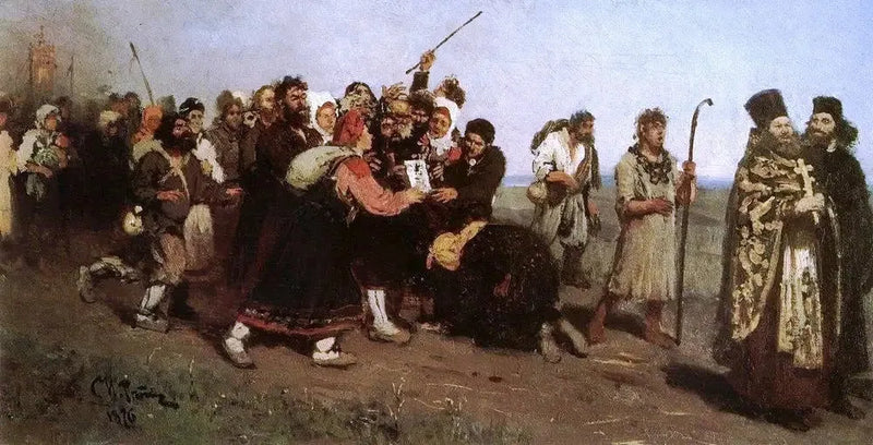 Religiøs prosesjon - Ilya Repin