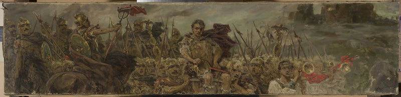 Vinnende prosesjon etter slaget - Wilhelm Kotarbiński