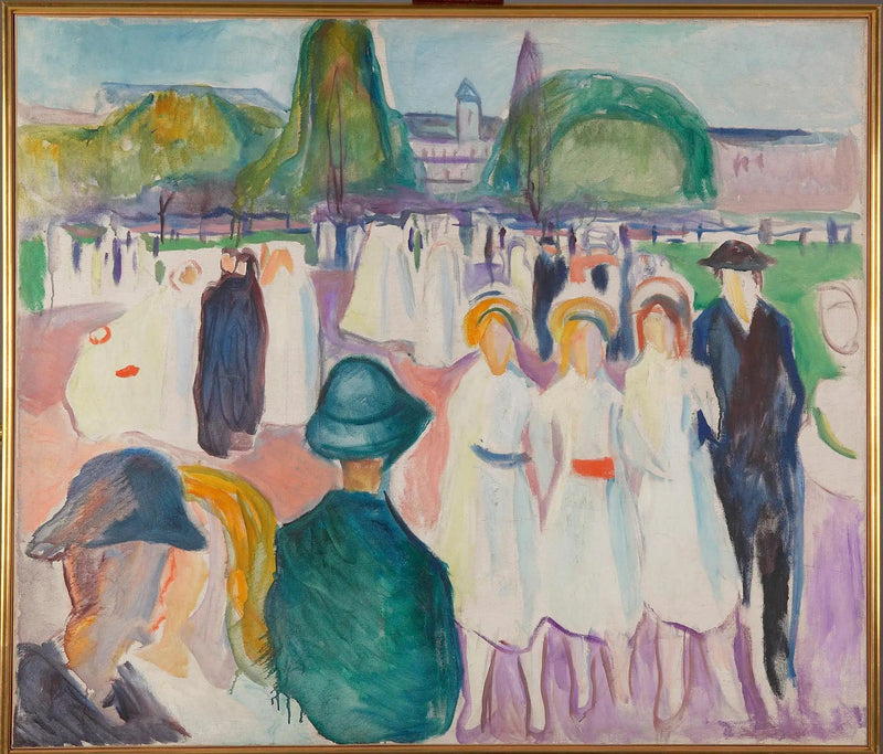 Vårpromenade - Edvard Munch