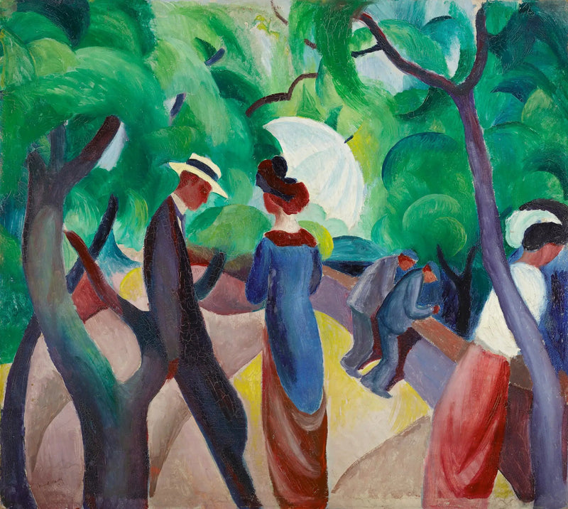 Spaseretur - August Macke