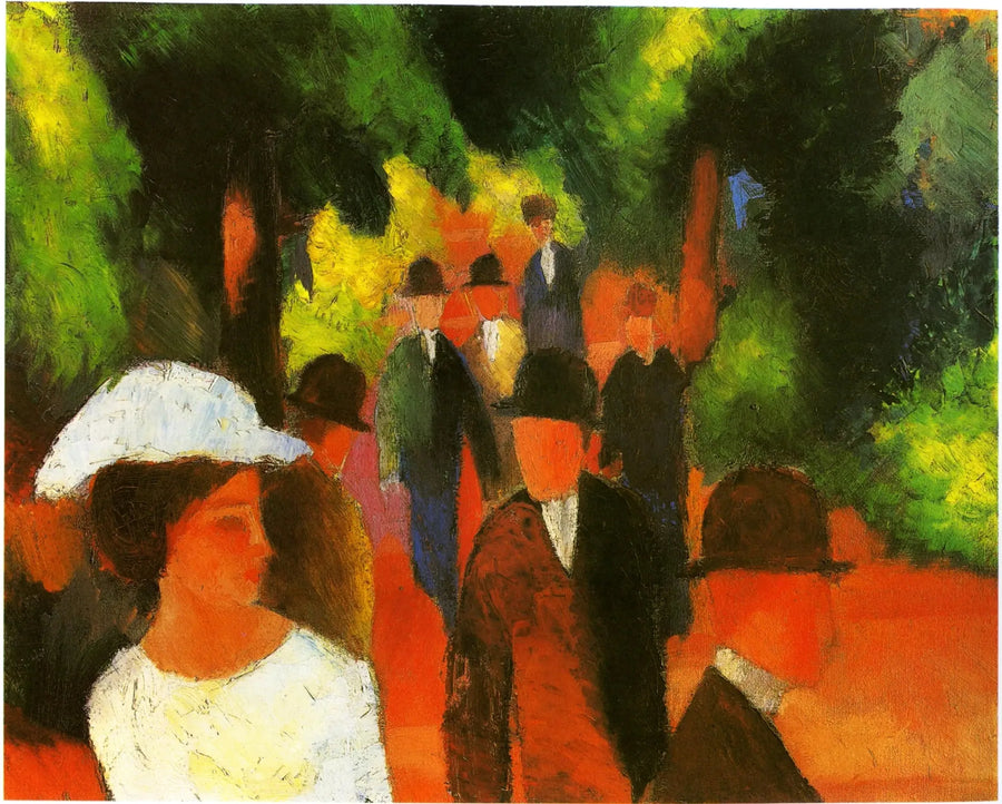 Spaseretur - August Macke