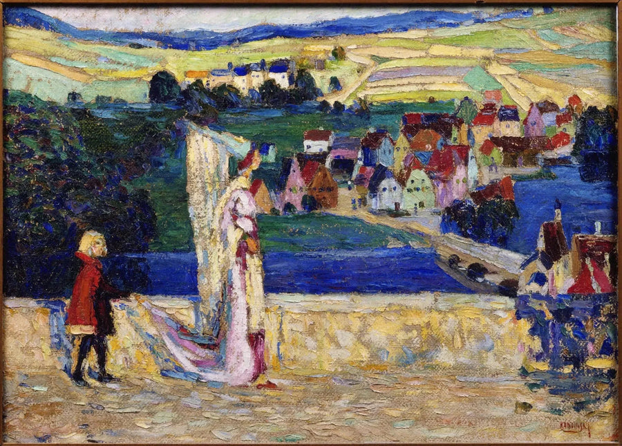 Spasertur (Skisse) - Vassily Kandinsky