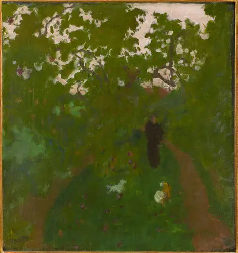 Spasertur i hagen - Pierre Bonnard