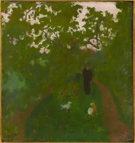 Spasertur i hagen - Pierre Bonnard