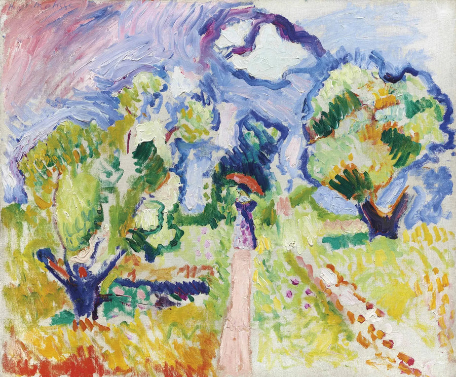 Spasertur blant oliventrærne - Henri Matisse