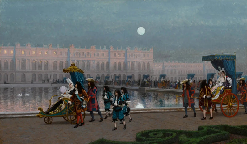Promenade de la Cour i hagen i Versailles - Jean-Léon Gérôme