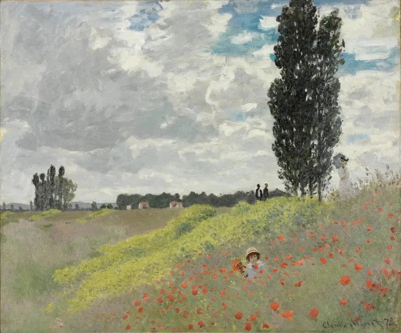 The Walk in the Prairies i Argenteuil W276 - Claude Monet