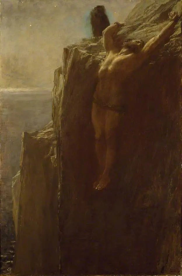 Prométhée - Briton Rivière image 1 copie de tableau peinte à la main