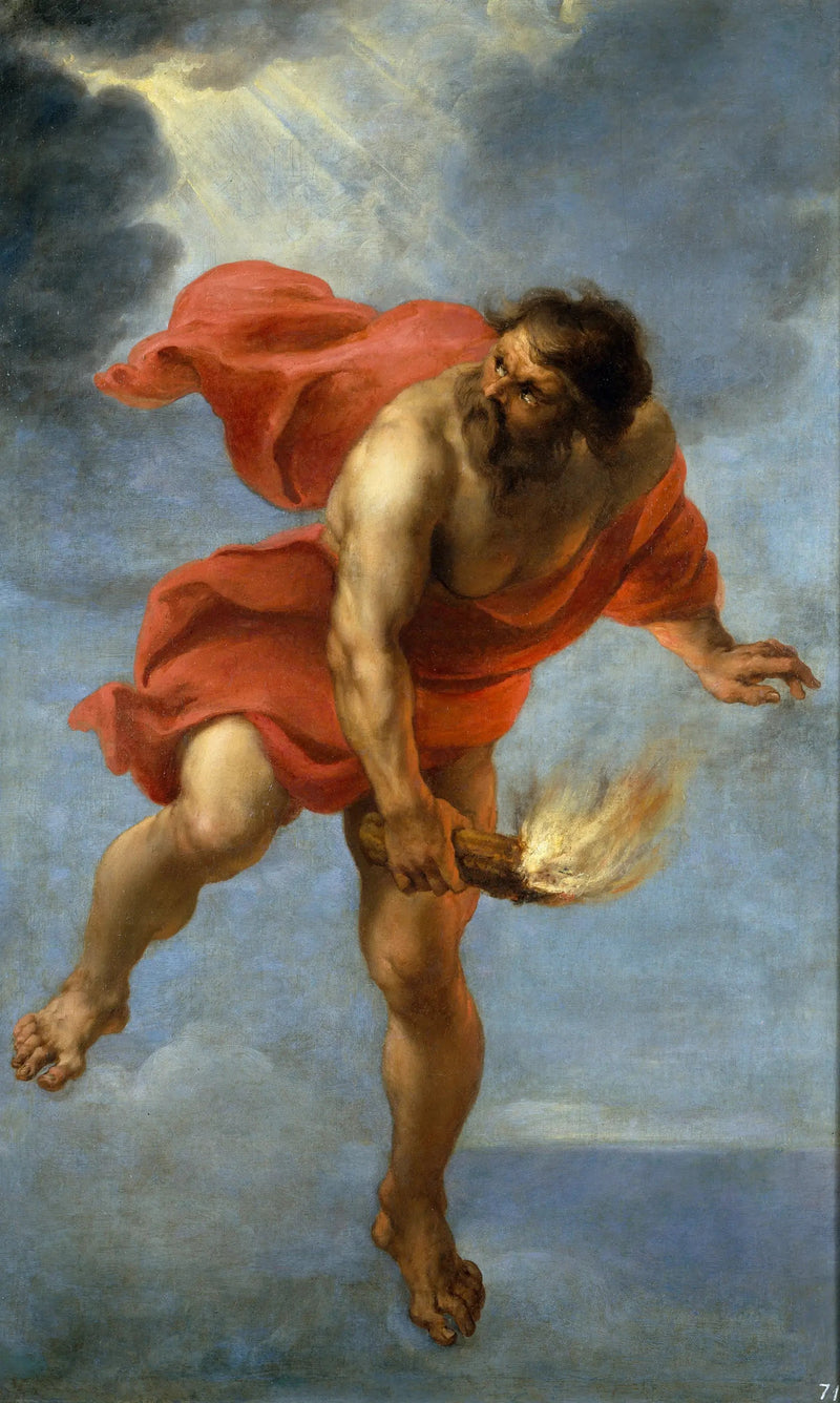 Prométheus som bærer ilden - Peter Paul Rubens