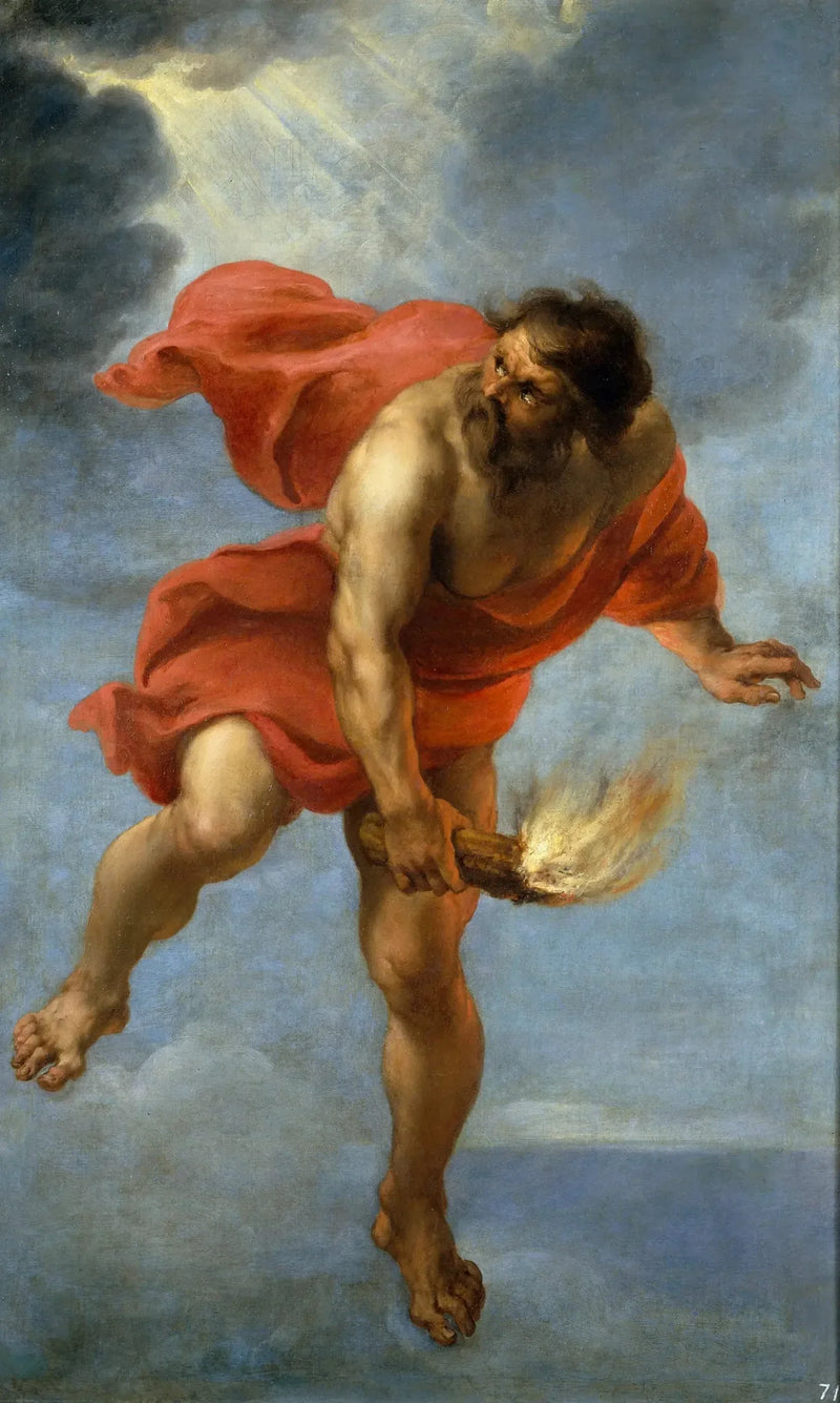 Prométheus som bærer ilden - Peter Paul Rubens