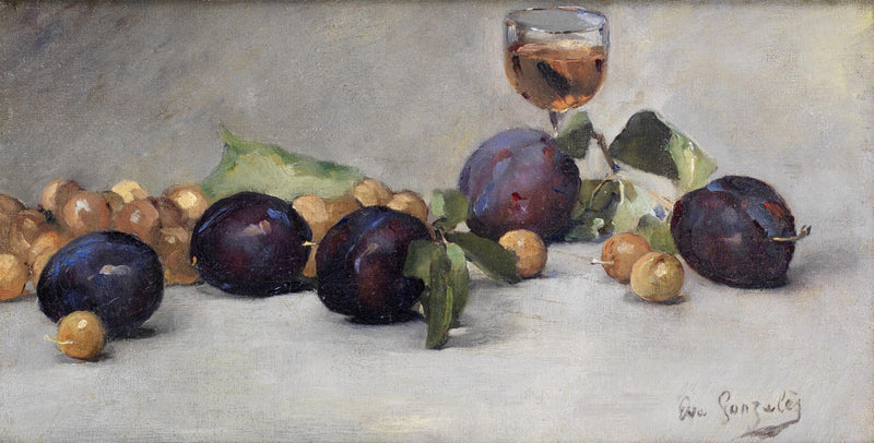 Svisker, rosiner og et glass vann - Eva Gonzalès