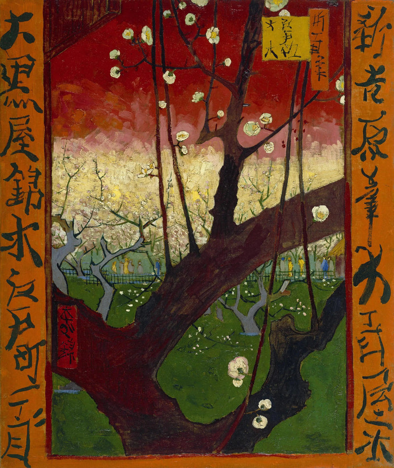 Plommeblomstring, etter Hiroshige - Vincent van Gogh