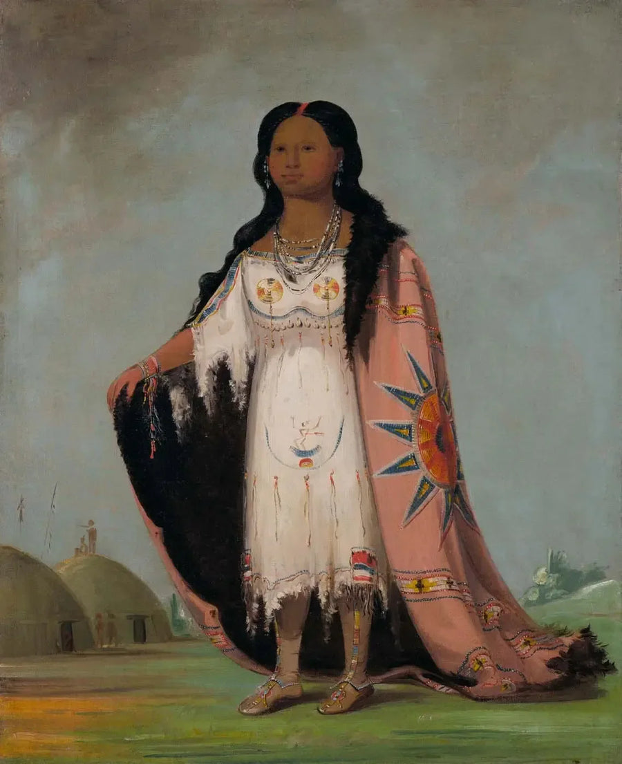 Pshán-shaw, duftende urt, tolv år gammel jente med blodig hånd - George Catlin

Source:
Pshán-shaw, herbe parfumée, fille de douze ans à la main sanglante - George Catlin