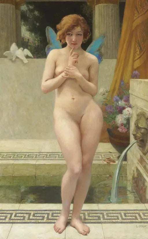 Psyke ved fontenen - Guillaume Seignac