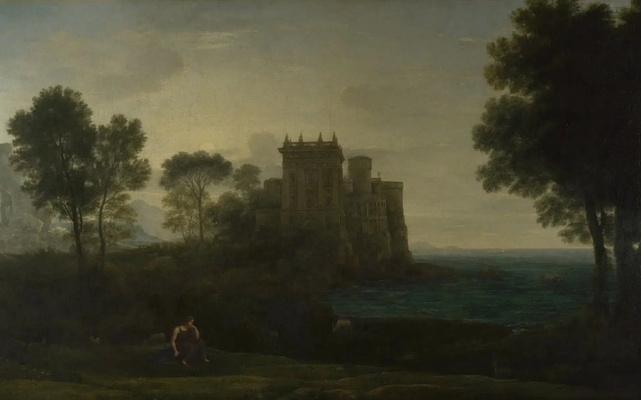 Psyke foran kjærlighetens palass - Claude Lorrain