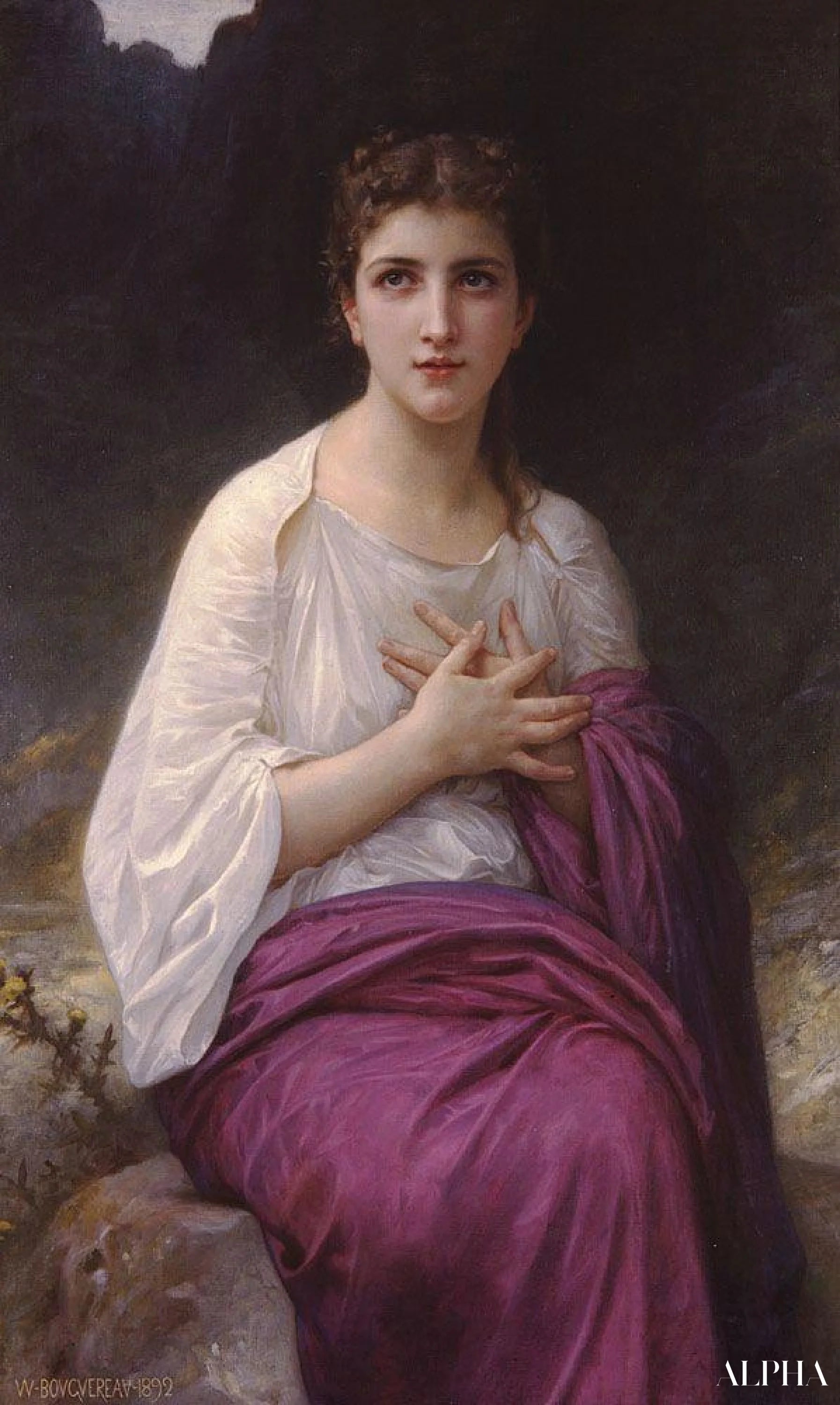 Psyché - William Bouguereau - Høykvalitets reproduksjoner av malerier og bilder