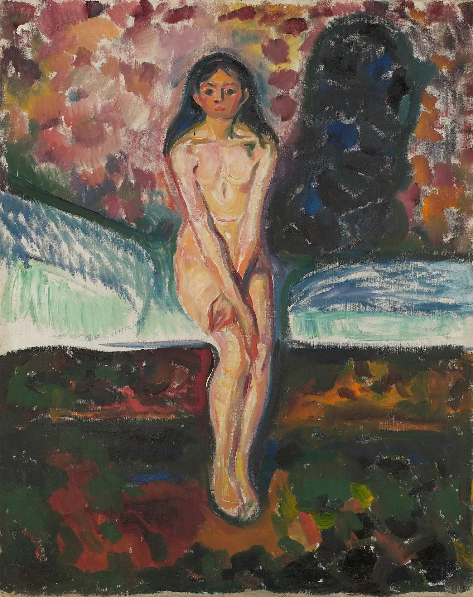 Reproduction du tableau « Puberté - Edvard Munch » par Alpha Reproduction en peinture à l’huile