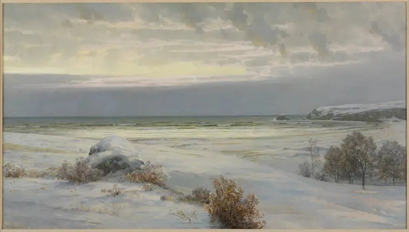 Skjærsilden, nær Newport - William Trost Richards