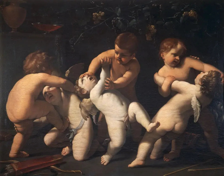 Putti krigere - Guido Reni