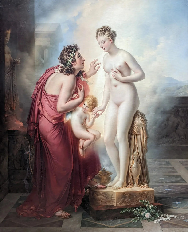 Pygmalion forelsket i sin statue - Anne-Louis Girodet

Source:
Pygmalion amoureux de sa statue - Anne-Louis Girodet