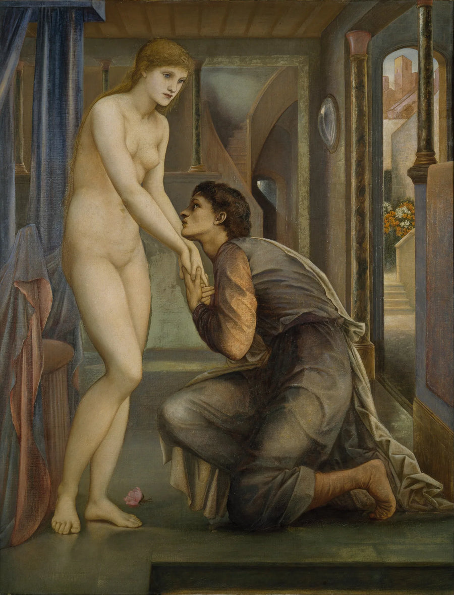 Pygmalion og bildet - Sjelen oppnår - Edward Burne-Jones