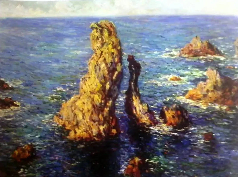 Pyramidene i Port-Coton W1085 - Claude Monet