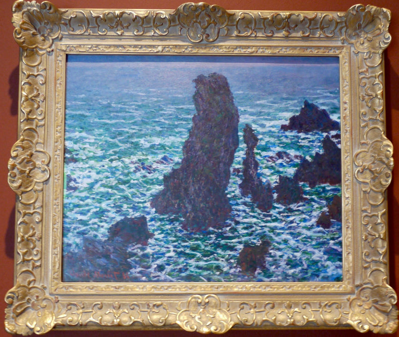 Pyramidene i Port-Coton W1086 - Claude Monet