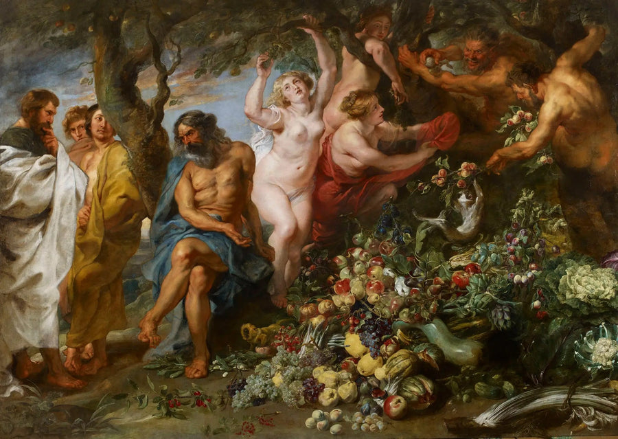 Pythagoras som forkynner vegetarisme - Peter Paul Rubens
