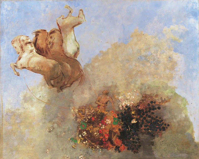 Quadrige, Apollons vogn - Odilon Redon