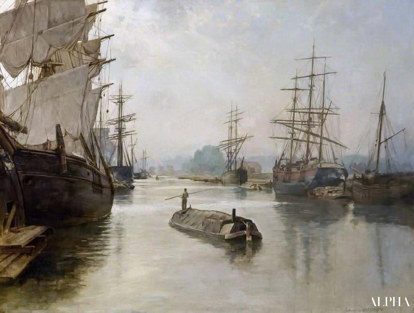 Gloucester-kaiene - John Collier Reproduksjoner av oljemalerier