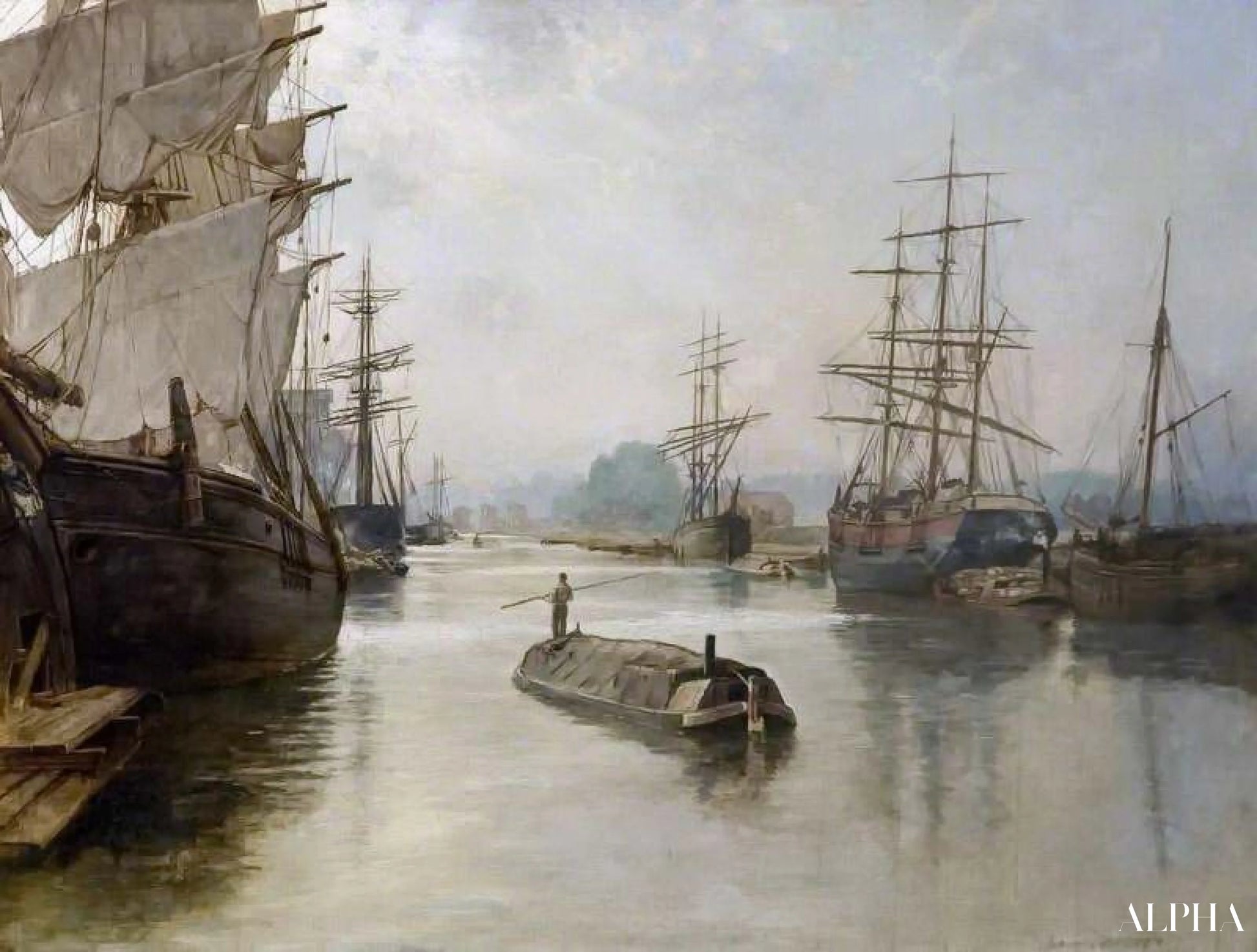 Gloucester-kaiene - John Collier Reproduksjoner av oljemalerier