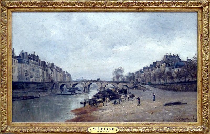 Célestins kai, med Marie-broen - Stanislas Lépine
