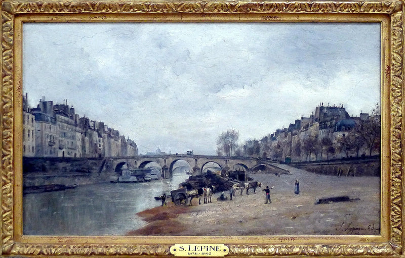 Célestins kai, med Marie-broen - Stanislas Lépine