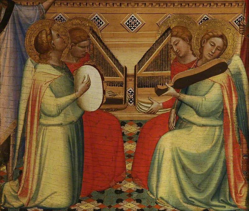 Fire musiker-angel - Bernardo Daddi