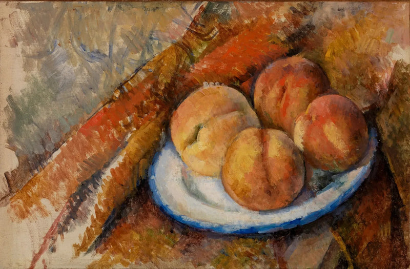 Fire ferskener på en tallerken - Paul Cézanne