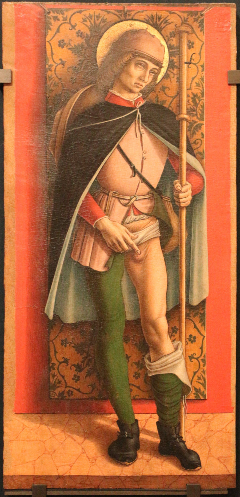 Fire hellige og salige: Saint Roch - Carlo Crivelli