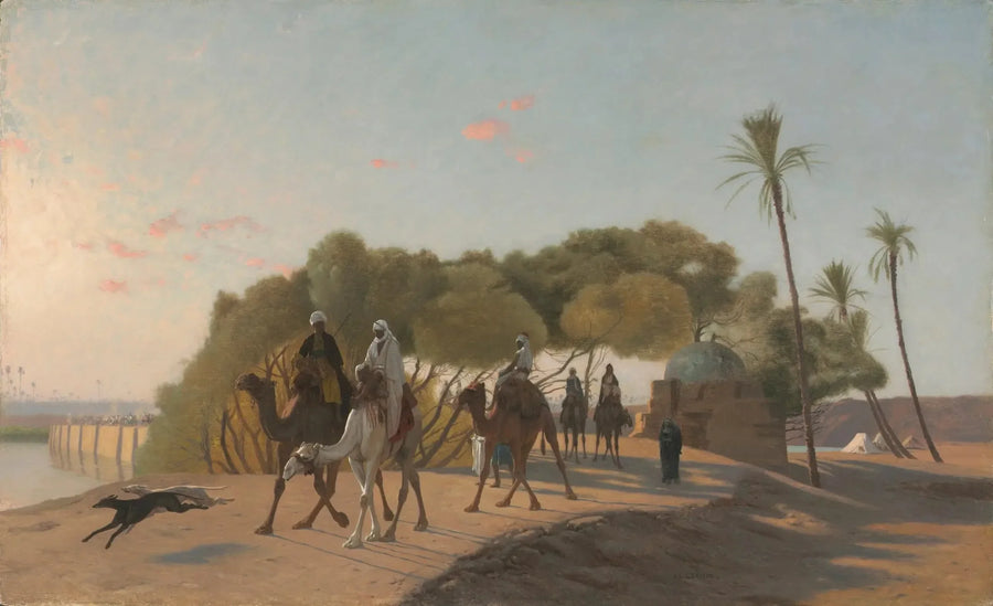 Forlate oasen - Jean-Léon Gérôme