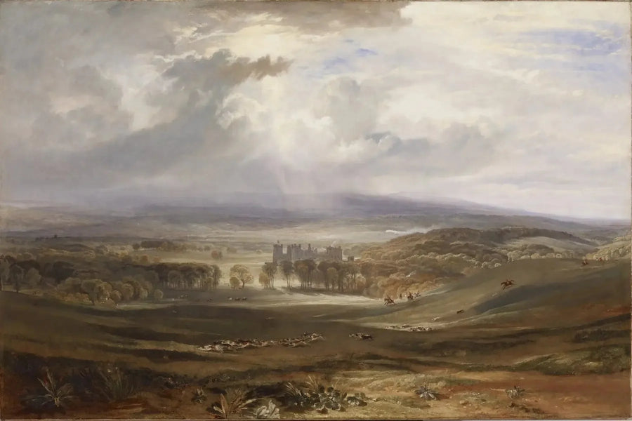 Raby Castle, setet til jarlen av Darlington - J. M. W. Turner