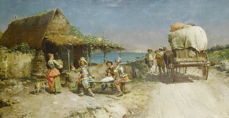 Forfriskninger i en veikro - Cesare Augusto Detti

Source:
Rafraîchissements dans une auberge en bord de route - Cesare Augusto Detti
