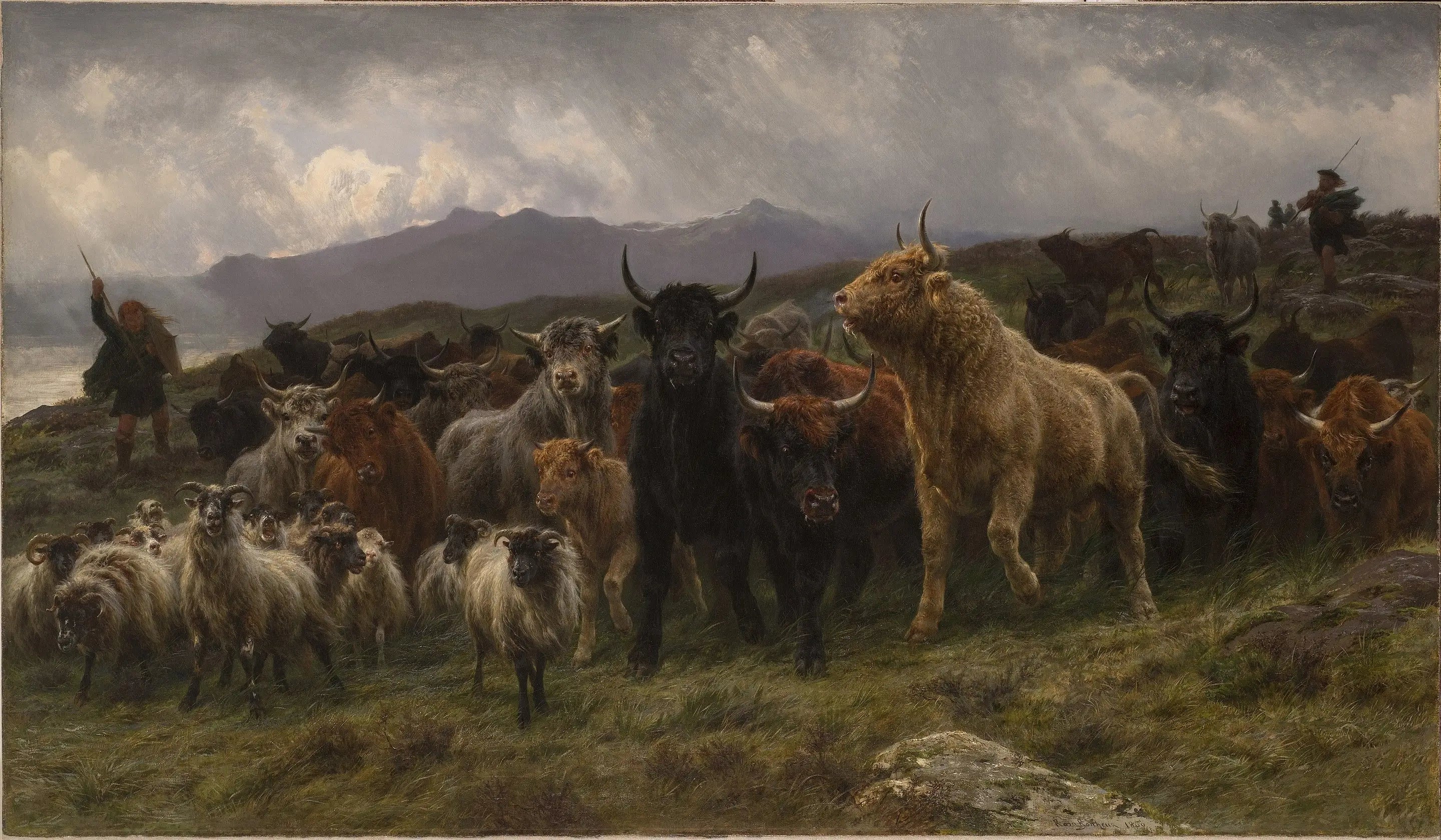 Raid des Highlands - Rosa Bonheur image 1 reproduction artisanale de tableau